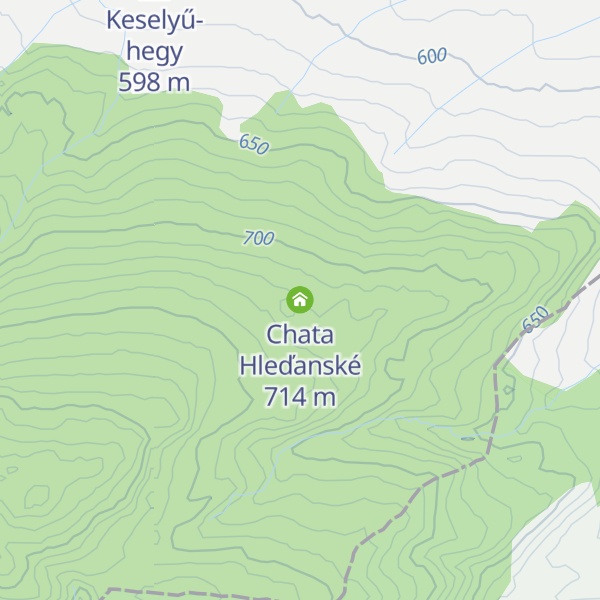 Map of Chata Hleďanské