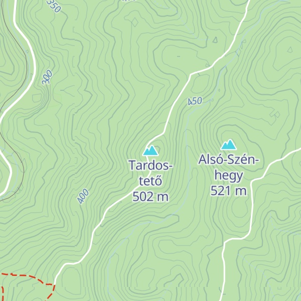 Map of Tardos-tető