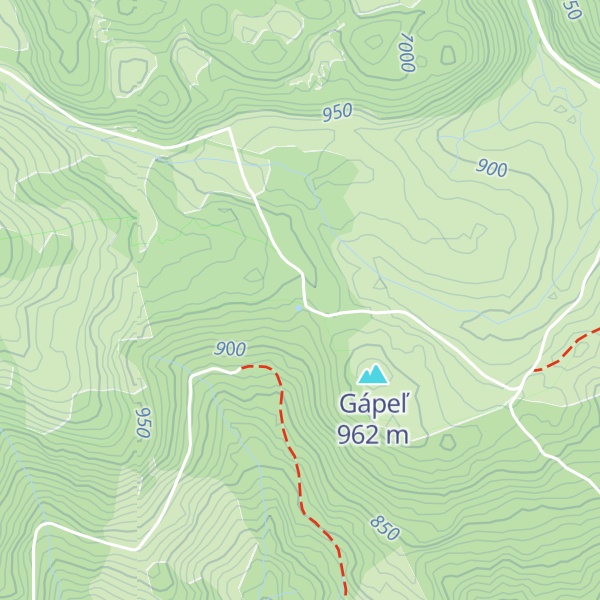 Map of Chata Gápel