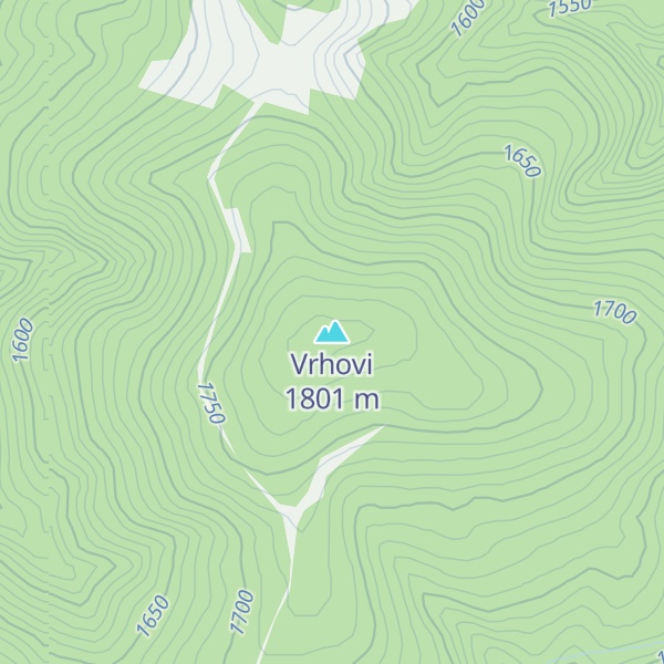Map of Vrhovi