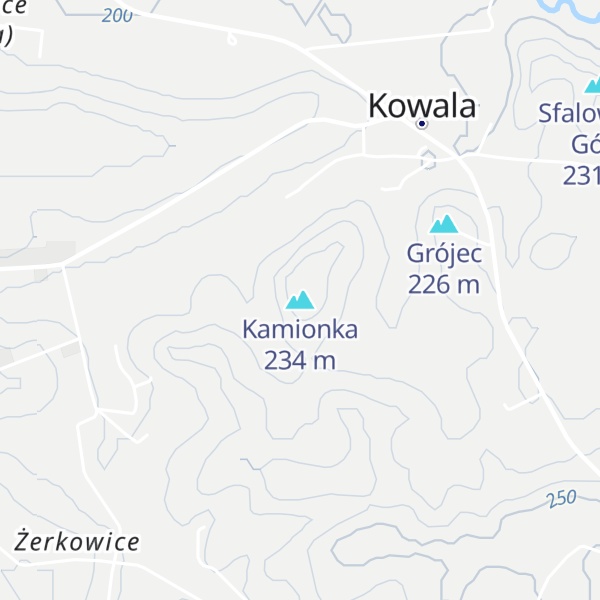 Map of Kamionka