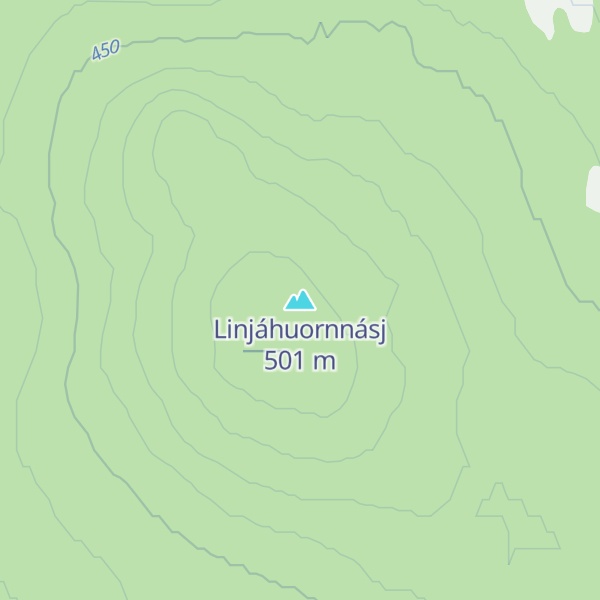 Map of Linjáhuornnásj