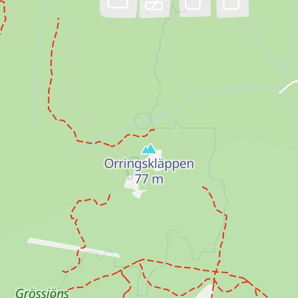 Map of Orringskläppen