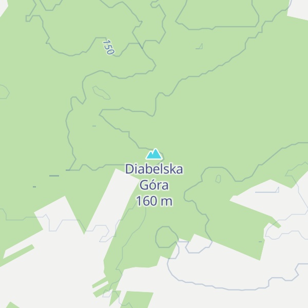 Map of Diabelska Góra