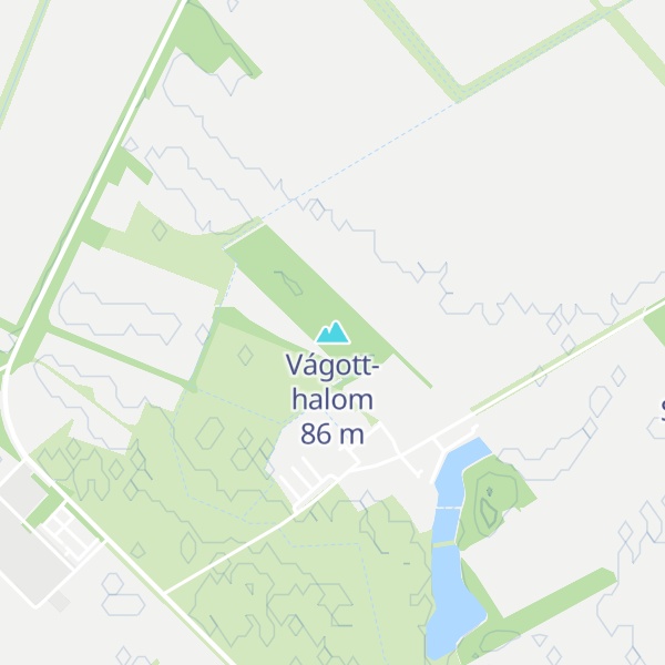 Map of Vágott-halom