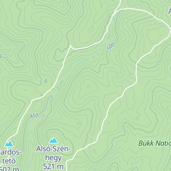 Map of Felső-Szén-hegy