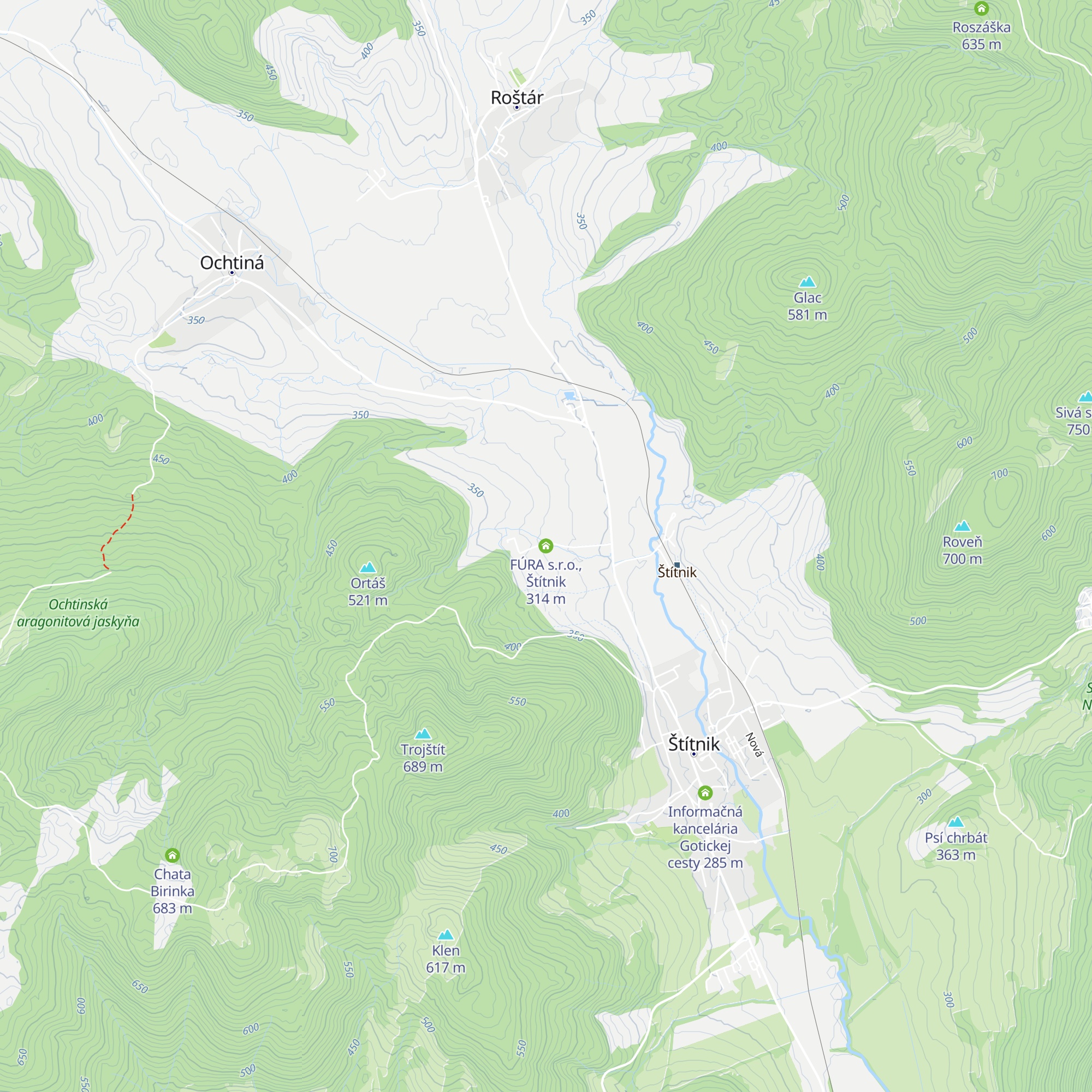 FÚRA s.r.o., Štítnik map