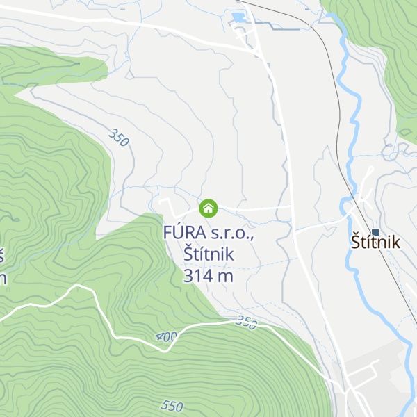 Map of FÚRA s.r.o., Štítnik
