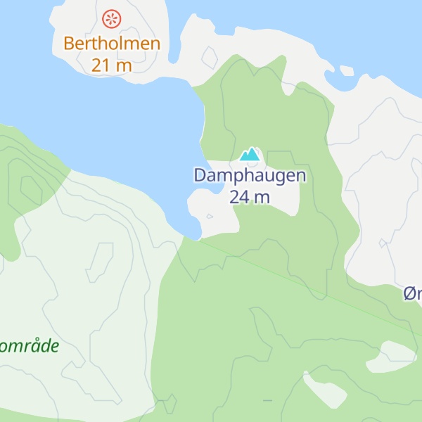 Map of Brennevinshaugen