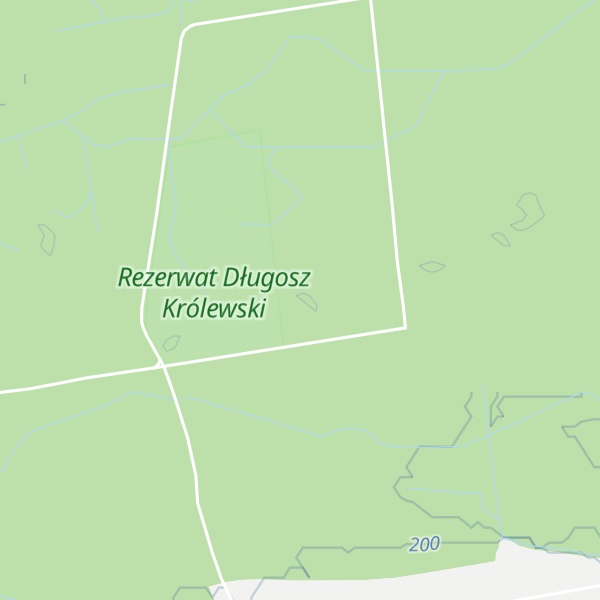 Map of Łysa Góra