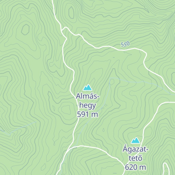 Map of Almás-hegy