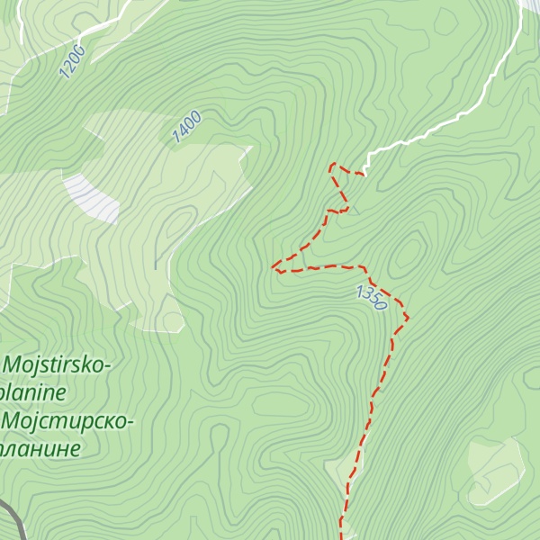 Map of Planinarski dom PD „Sandžak”