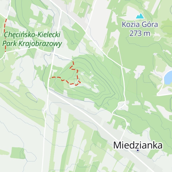 Map of Miedzianka