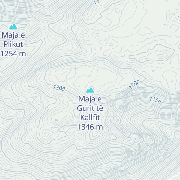 Map of Maja e Gurit të Kallfit