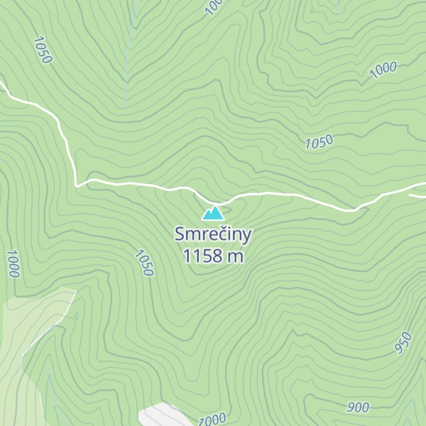 Map of Smrečiny