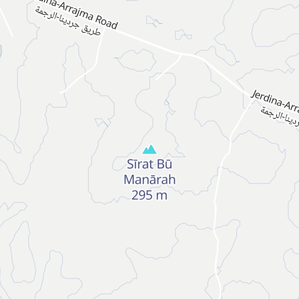 Map of Sīrat Bū Manārah