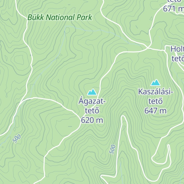 Map of Ágazat-tető