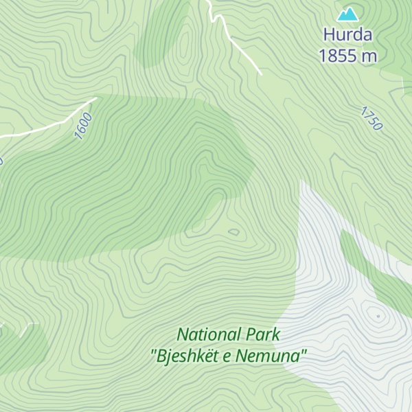 Map of Maja e Korenikut