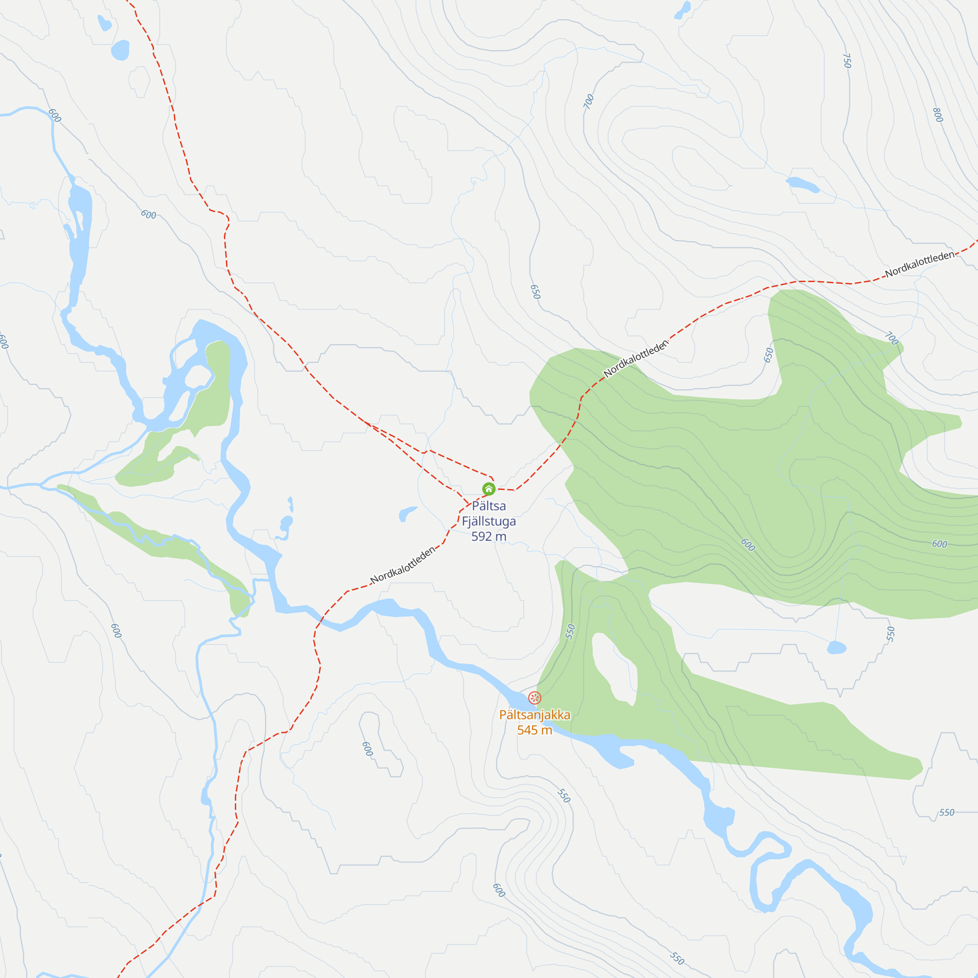 Pältsa Fjällstuga map