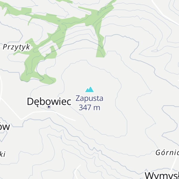 Map of Zapusta