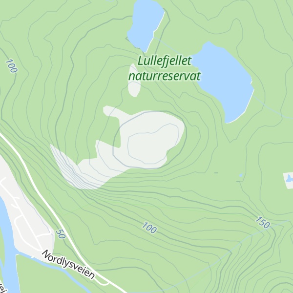 Map of Brennfjellet'