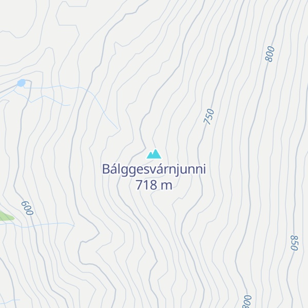Map of Bálggesvárnjunni