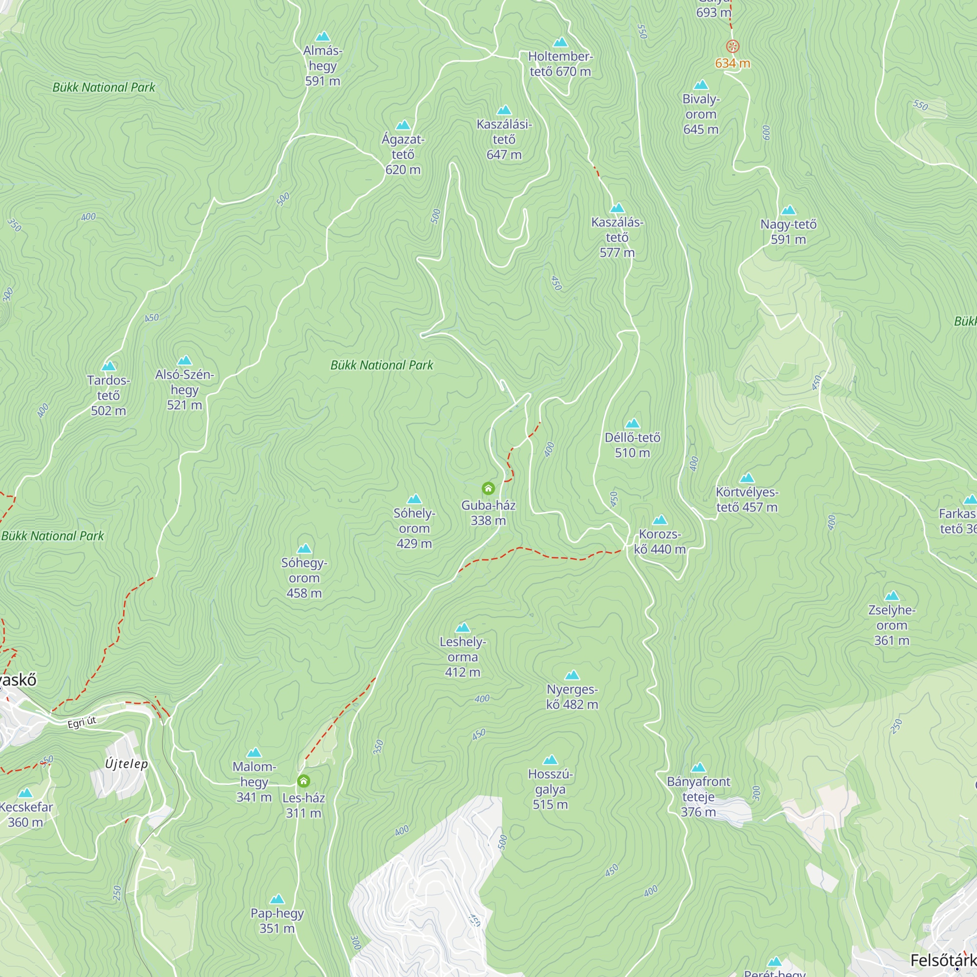 Guba-ház map