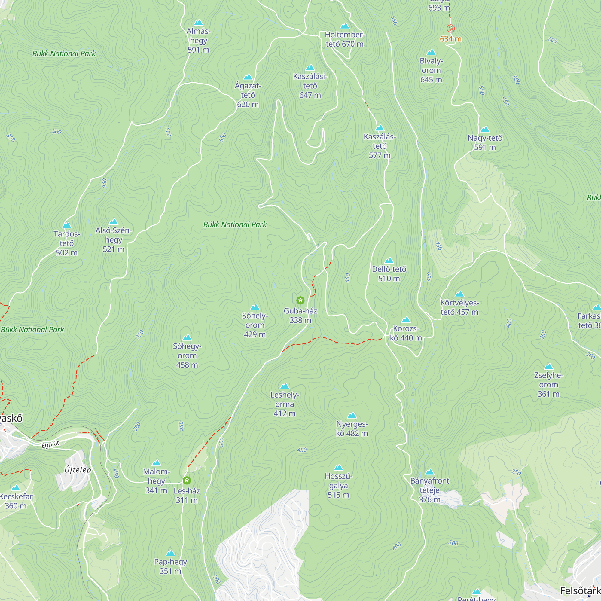 Guba-ház map