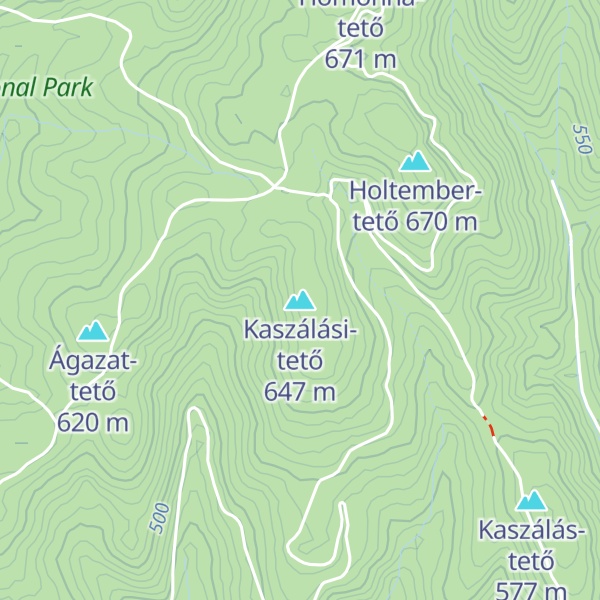 Map of Kaszálási-tető