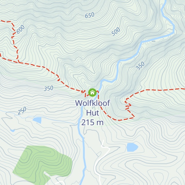 Map of Wolfkloof Hut