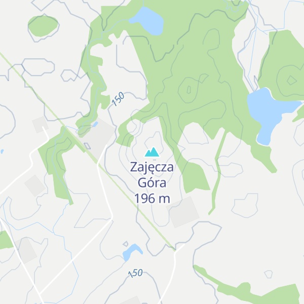 Map of Zajęcza Góra