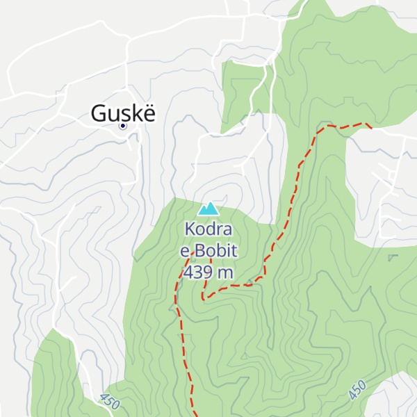 Map of Kodra e Bobit