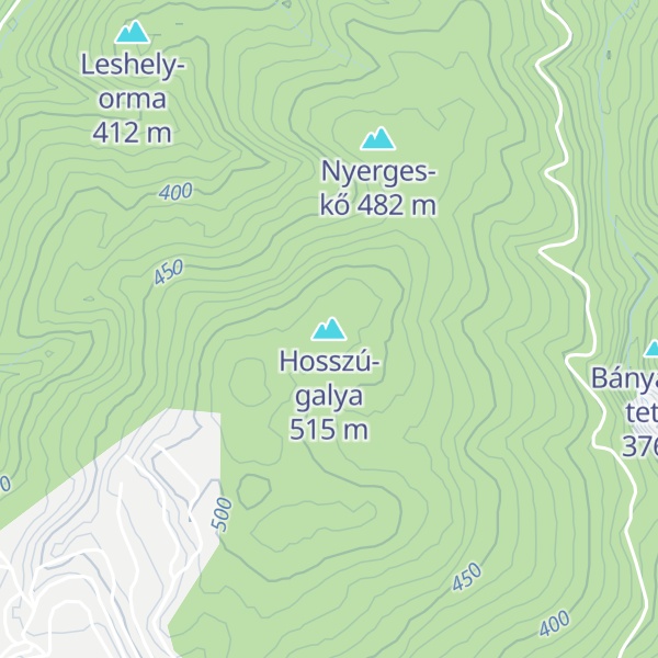 Map of Hosszú-galya