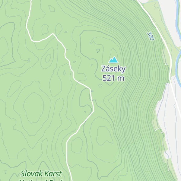 Map of Malý vrch