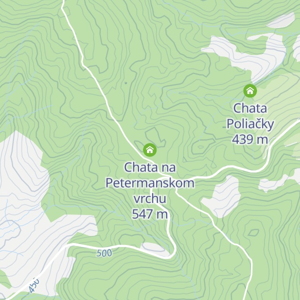 Map of Chata na Petermanskom vrchu