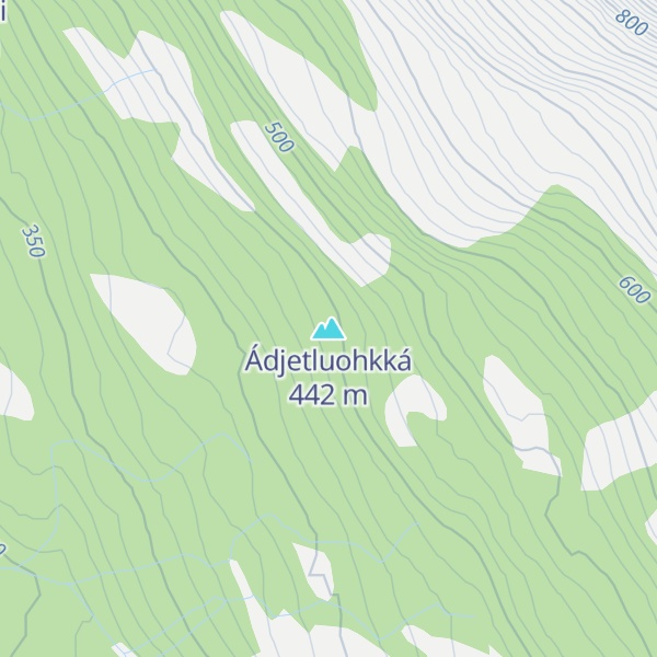 Map of Ádjetluohkká