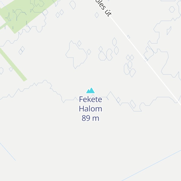 Map of Fekete Halom