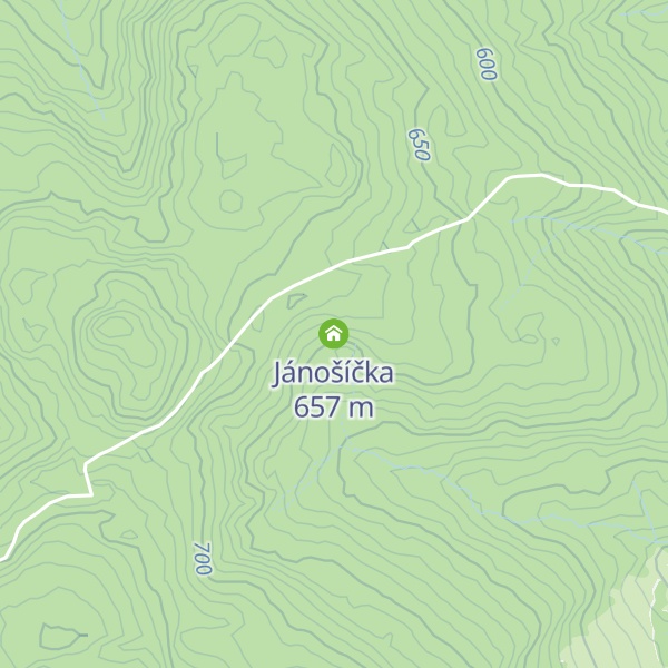 Map of Jánošíčka