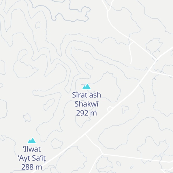 Map of Sīrat ash Shakwī
