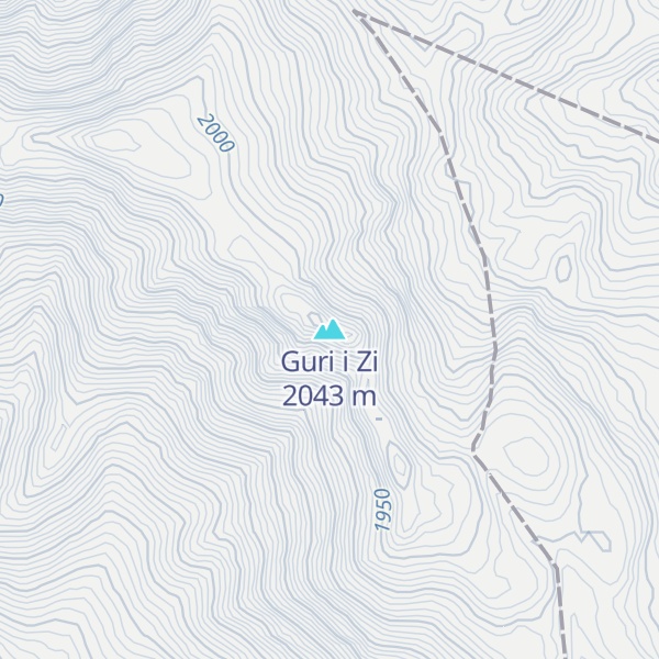 Map of Guri i Zi