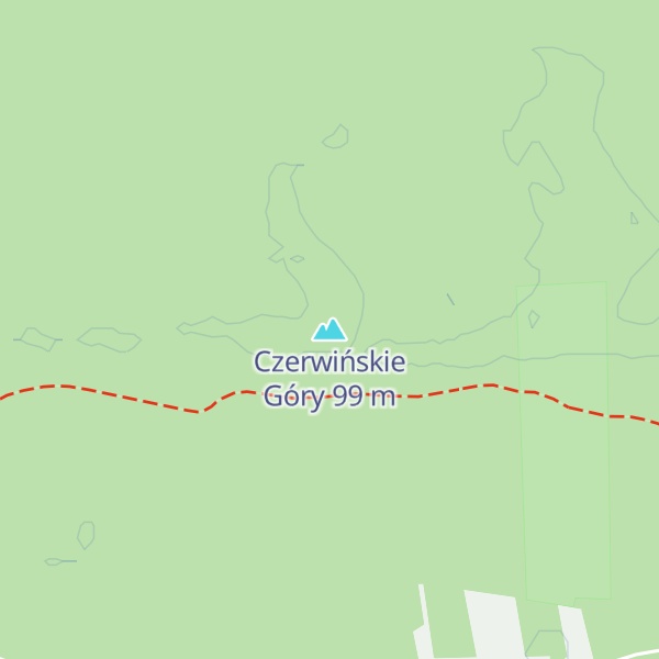Map of Czerwińskie Góry