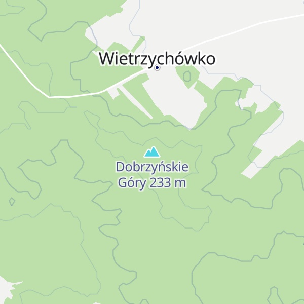 Map of Dobrzyńskie Góry