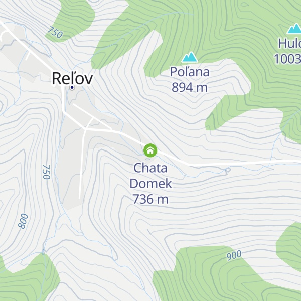 Map of Chata Domek