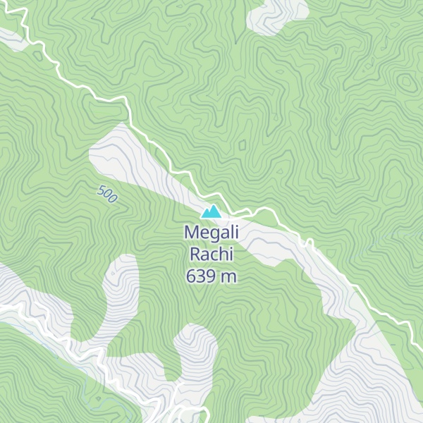 Map of Megali Rachi