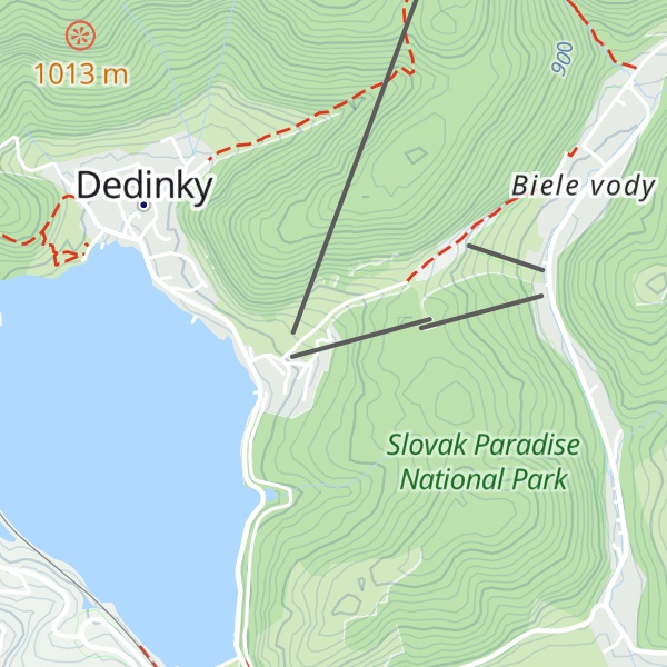 Map of Chata pod vlekom