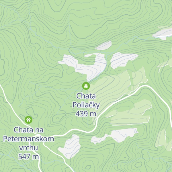 Map of Chata Poliačky