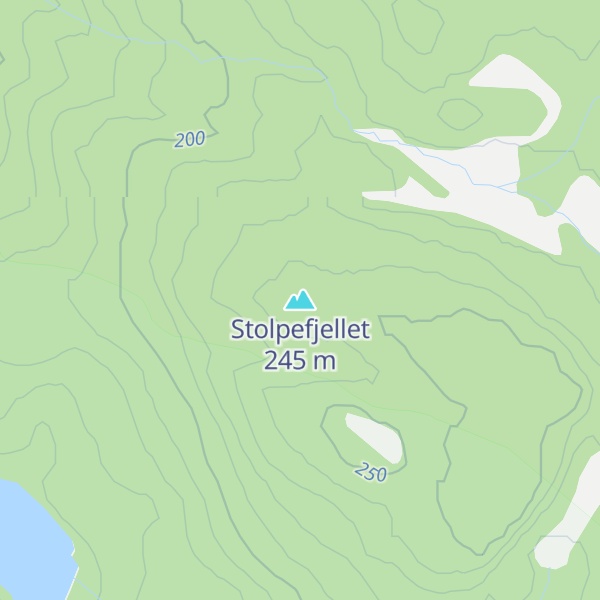 Map of Stolpefjellet