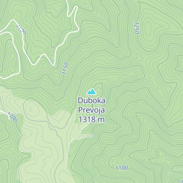 Map of Duboka Prevoja