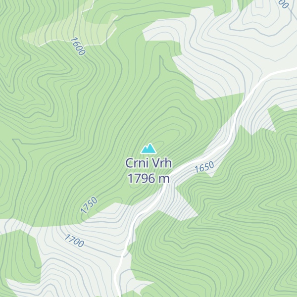 Map of Crni Vrh