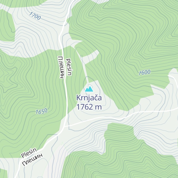 Map of Krnjača